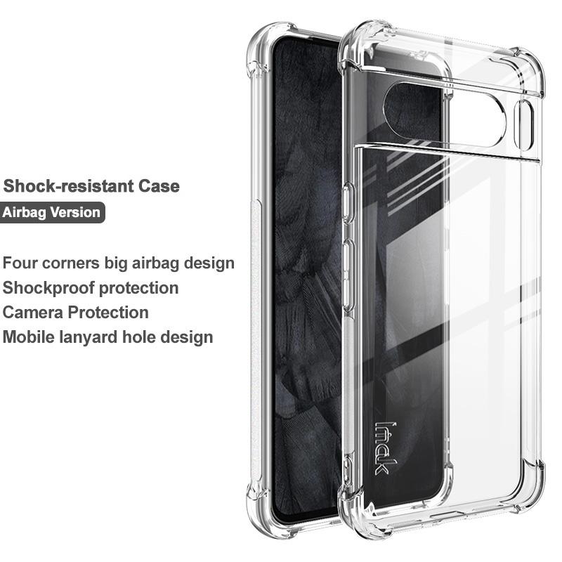 IMAK Clear Case for Google Pixel 8 Pro,Soft TPU Drop Resistant Phone Back Protector Cover Transparent Black
IMAK Clear Case for Google Pixel 8 Pro,Soft TPU Drop Resistant Phone Back Protector Cover Transparent Black