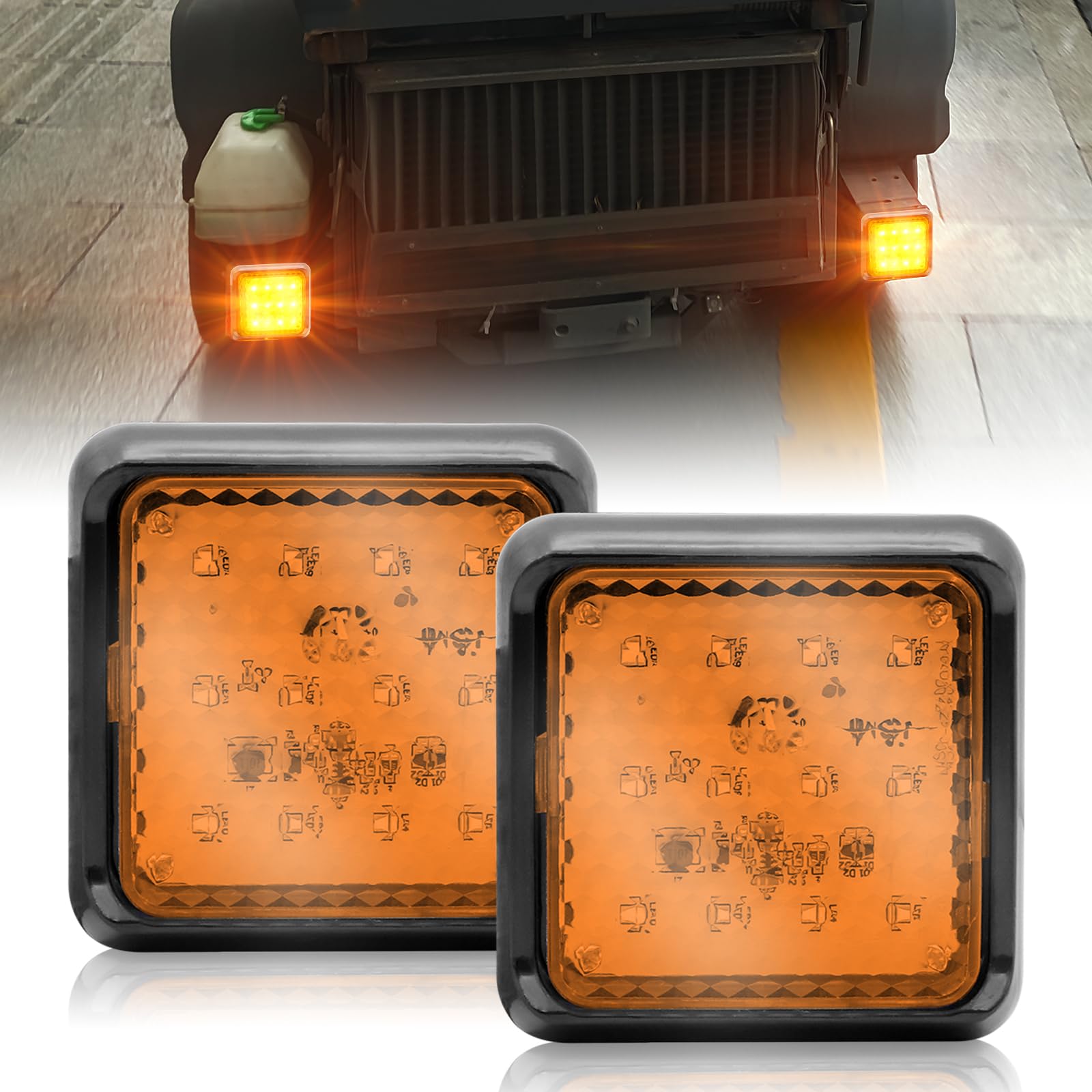 Ygmylandbb Truck Tail Lamp 12V 24V LED Tail Light Brake Rear Combination Lamp 12 LED for Boats Square Vehicle Inspection Compliant IP67 Waterproof and
Ygmylandbb Truck Tail Lamp 12V 24V LED Tail Light Brake Rear Combination Lamp 12 LED for Boats Square Vehicle Inspection Compliant IP67 Waterproof and