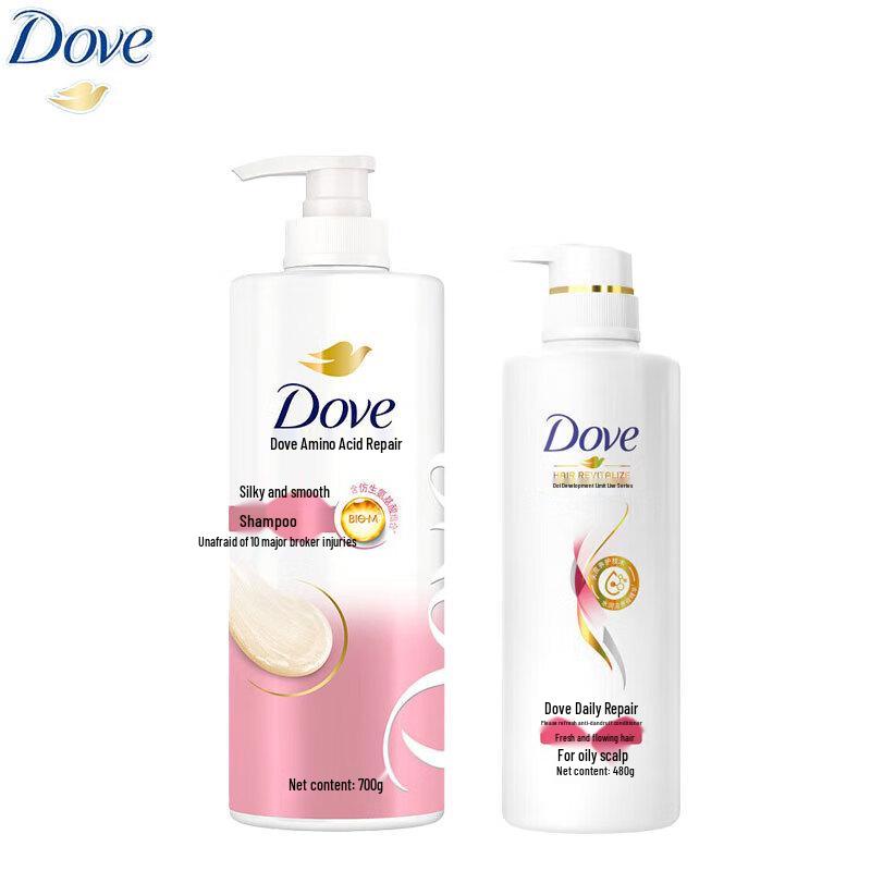 Dove Daily Nourishment Repair Shampoo & Anti-Dandruff Conditioner Set
Dove Daily Nourishment Repair Shampoo & Anti-Dandruff Conditioner Set