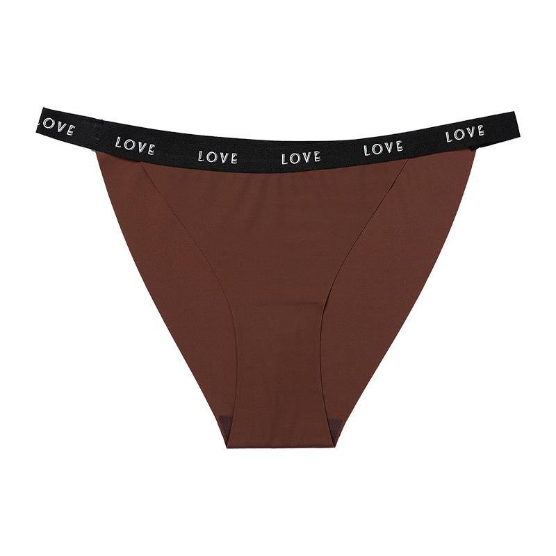 European and American sports seamless underwear mid-waist printed thin belt pure cotton crotch breathable hip-wrapped sexy letter briefs XL темно-коричневого кольору
European and American sports seamless underwear mid-waist printed thin belt pure cotton crotch breathable hip-wrapped sexy letter briefs XL темно-коричневого кольору