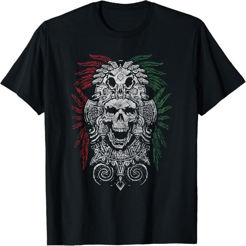 Ancient Aztec King Mexican Skull Mayas Mask Calavera Azteca T-Shirt XXXXXL чорний
Ancient Aztec King Mexican Skull Mayas Mask Calavera Azteca T-Shirt XXXXXL чорний