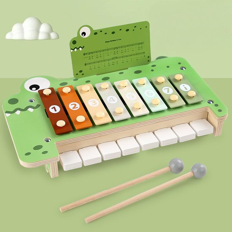 Wooden Crocodile Piano - Musical Percussion, Baby Music Start, Kids Educational, Preschool Brain-Training Toy чёрный
Wooden Crocodile Piano - Musical Percussion, Baby Music Start, Kids Educational, Preschool Brain-Training Toy чёрный