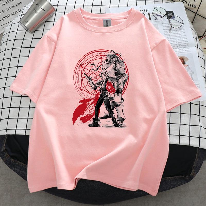 Fullmetal Alchemist Short Sleeve Unisex Summer T-shirt Medium рожевий
Fullmetal Alchemist Short Sleeve Unisex Summer T-shirt Medium рожевий