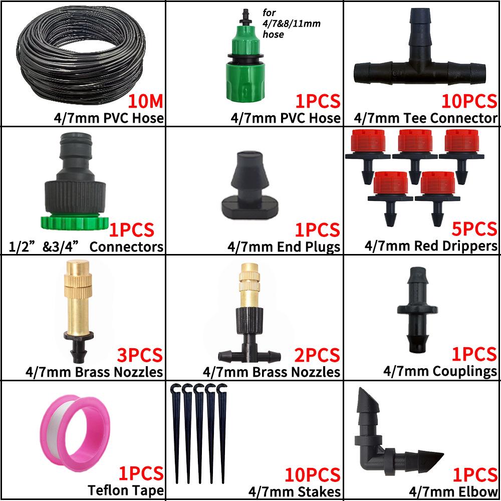 Smart Drip Irrigation Kit: Automatic Atomizing Sprinkler & Timer for Gardens and Flowers
Smart Drip Irrigation Kit: Automatic Atomizing Sprinkler & Timer for Gardens and Flowers