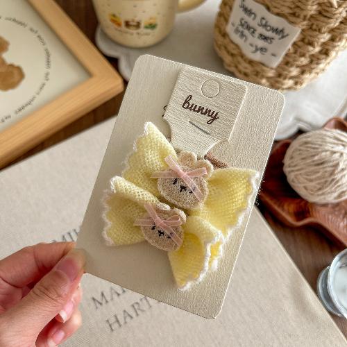 Knitted Wool Bow Rabbit Bb Clip Sweet Cartoon Girl Hair Accessory - Gentle on Hair, Forehead Hair Clip
Knitted Wool Bow Rabbit Bb Clip Sweet Cartoon Girl Hair Accessory - Gentle on Hair, Forehead Hair Clip