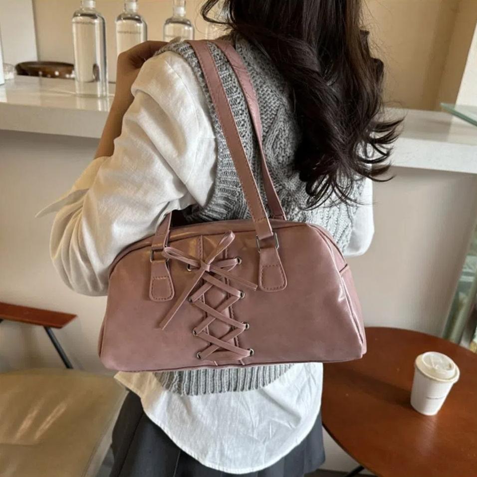 Elegant Bow Ribbons Bowling Bag French Style Women Handbags Vintage Boston Shoulder Bag Armpit Bag розовый
Elegant Bow Ribbons Bowling Bag French Style Women Handbags Vintage Boston Shoulder Bag Armpit Bag розовый