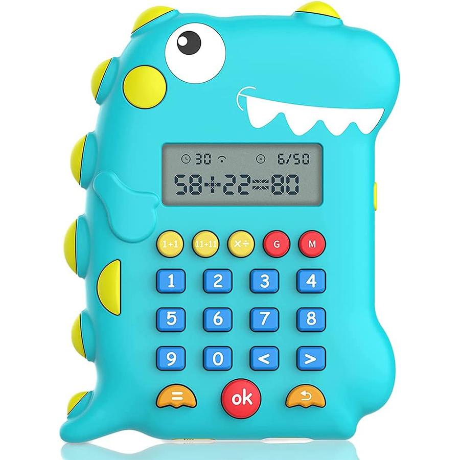 Электронные математические игры для детей 4-6-8 лет, калькулятор динозавров для детей с музыкой, сложение, вычитание, умножение и деление, развивающие игрушки
Электронные математические игры для детей 4-6-8 лет, калькулятор динозавров для детей с музыкой, сложение, вычитание, умножение и деление, развивающие игрушки