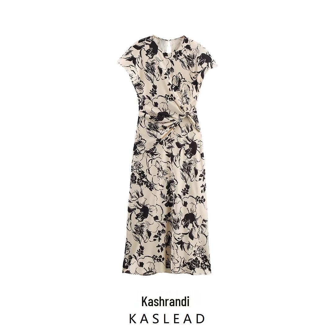 Spring 2025 Women s European & American Style Silk Satin Print Midi Dress, Short Sleeve, 2328651 Large
Spring 2025 Women s European & American Style Silk Satin Print Midi Dress, Short Sleeve, 2328651 Large