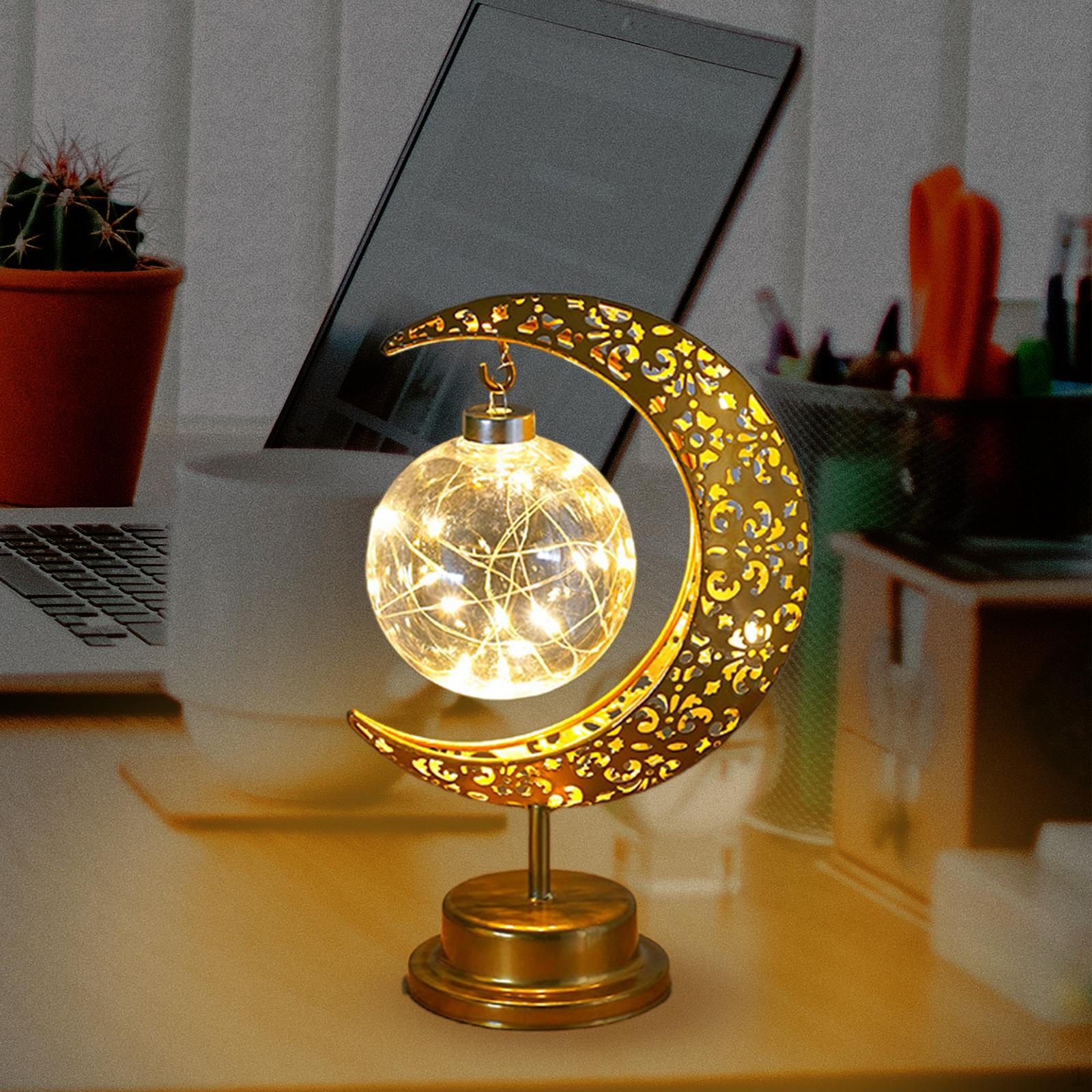 Eid Moon Light, Ramadan Centerpieces Lamp for Festival Window Wedding Light
Eid Moon Light, Ramadan Centerpieces Lamp for Festival Window Wedding Light