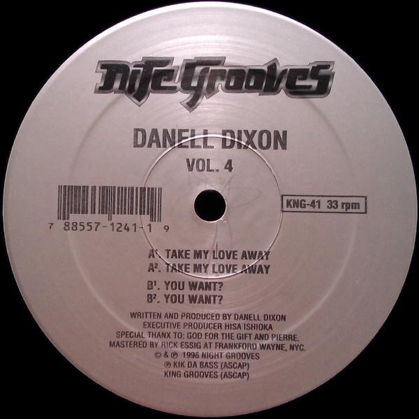 12inch Record DANELL DIXON Vol. 4 KNG41 Nite Grooves 1996 US Dance Electronica Used
12inch Record DANELL DIXON Vol. 4 KNG41 Nite Grooves 1996 US Dance Electronica Used