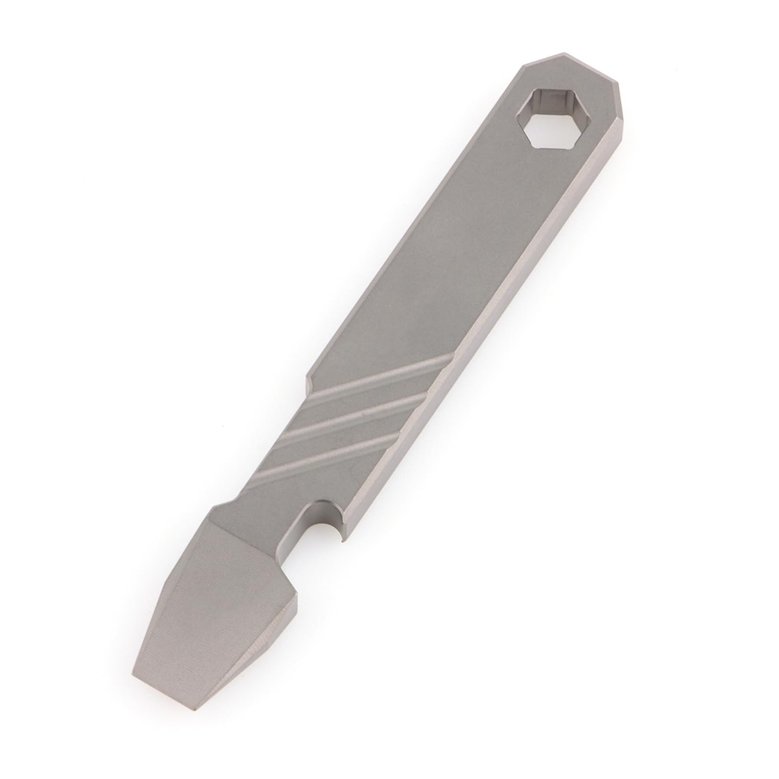 Hamans Titanium EDC Prybar Bottle Opener Multi-Tool Mini Crowbar Multi-Function Portable EDC Tool
Hamans Titanium EDC Prybar Bottle Opener Multi-Tool Mini Crowbar Multi-Function Portable EDC Tool