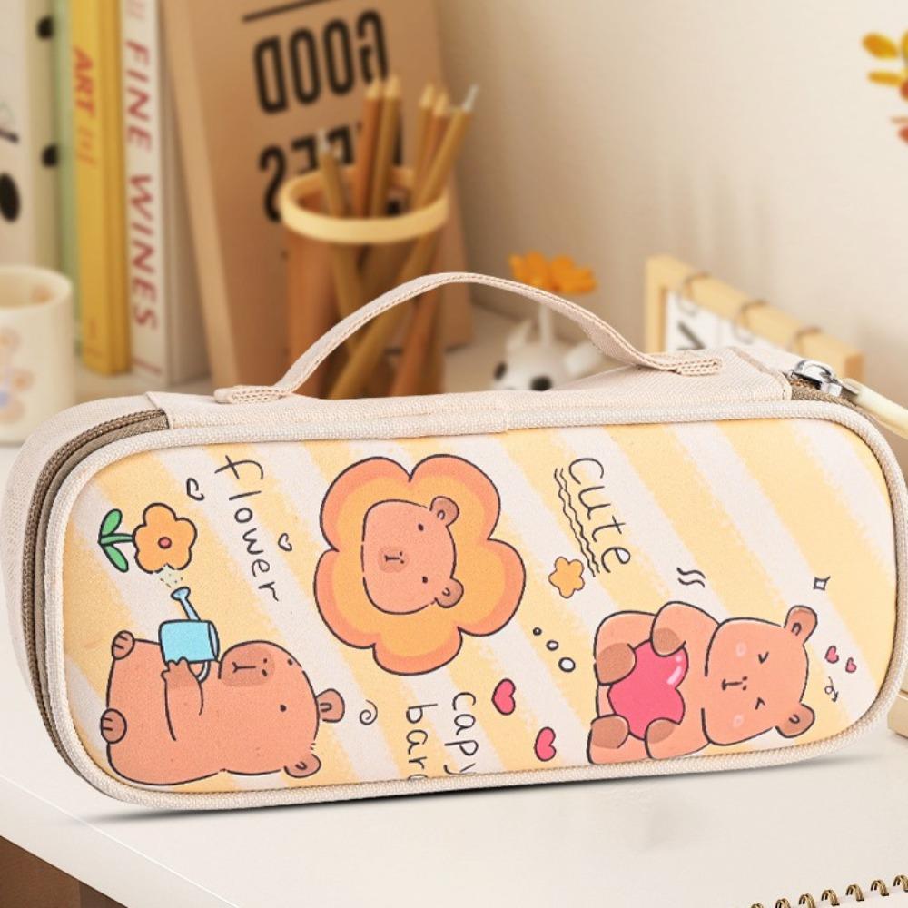 Canvas Capybara Stationery Bag Pencil Cases Cartoon Pen Pouch Capibara Pencil Bag Student
Canvas Capybara Stationery Bag Pencil Cases Cartoon Pen Pouch Capibara Pencil Bag Student