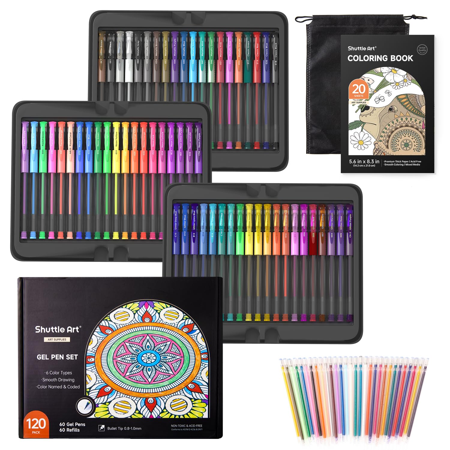 Shuttle Art Gel Ballpoint Color 120 Gel Gel 60 Color 60 Tin Easy to For New School School Entrance Christmas Gift Pens, Pens, Pack, Pens, Ink,
Shuttle Art Gel Ballpoint Color 120 Gel Gel 60 Color 60 Tin Easy to For New School School Entrance Christmas Gift Pens, Pens, Pack, Pens, Ink,