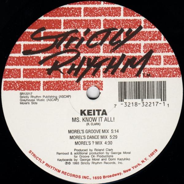 12-дюймовая пластинка KEITA - Ms. Всезнайка! SR12217 STRICTLY RHYTHM 1994 США Танцевальная и Электронная Б/У
12-дюймовая пластинка KEITA - Ms. Всезнайка! SR12217 STRICTLY RHYTHM 1994 США Танцевальная и Электронная Б/У