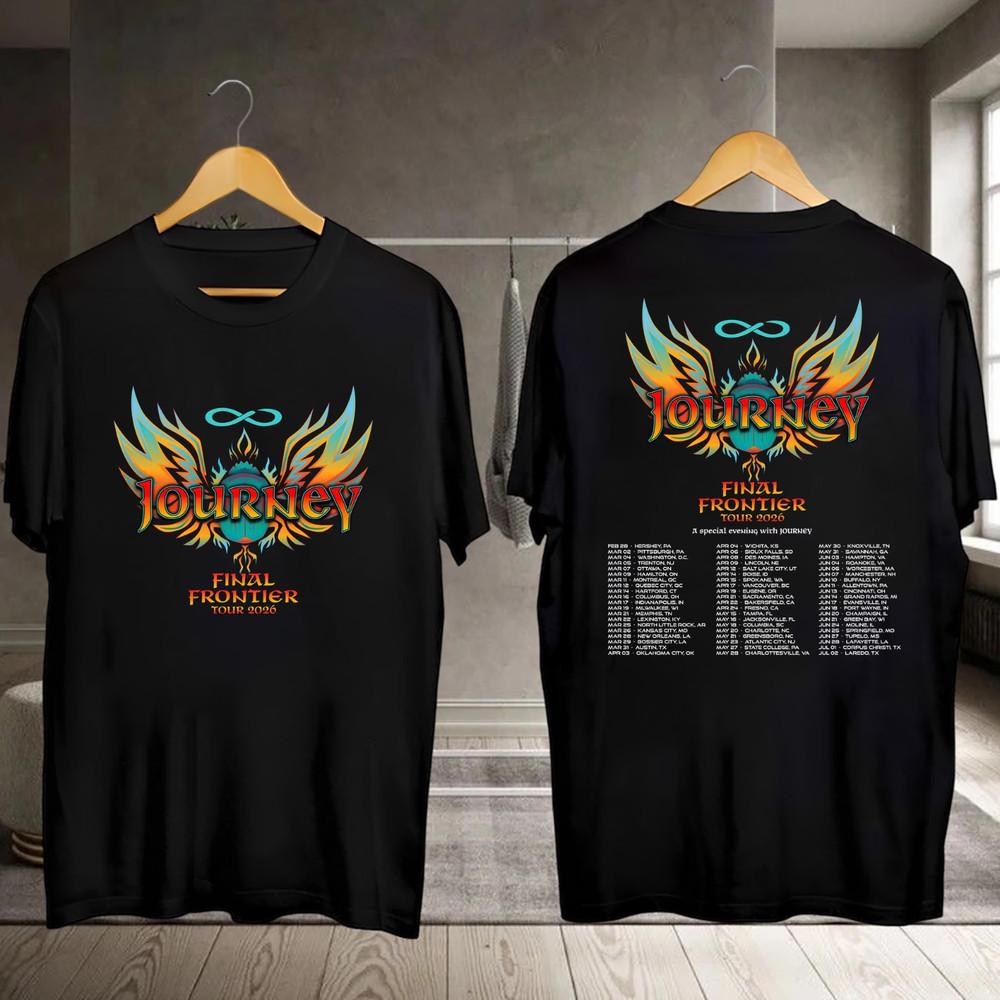 Journey Final Frontier Tour 2026 TShirt Gift For Fans Men S235XL Tee E017 Unisex T-Shirt S
Journey Final Frontier Tour 2026 TShirt Gift For Fans Men S235XL Tee E017 Unisex T-Shirt S