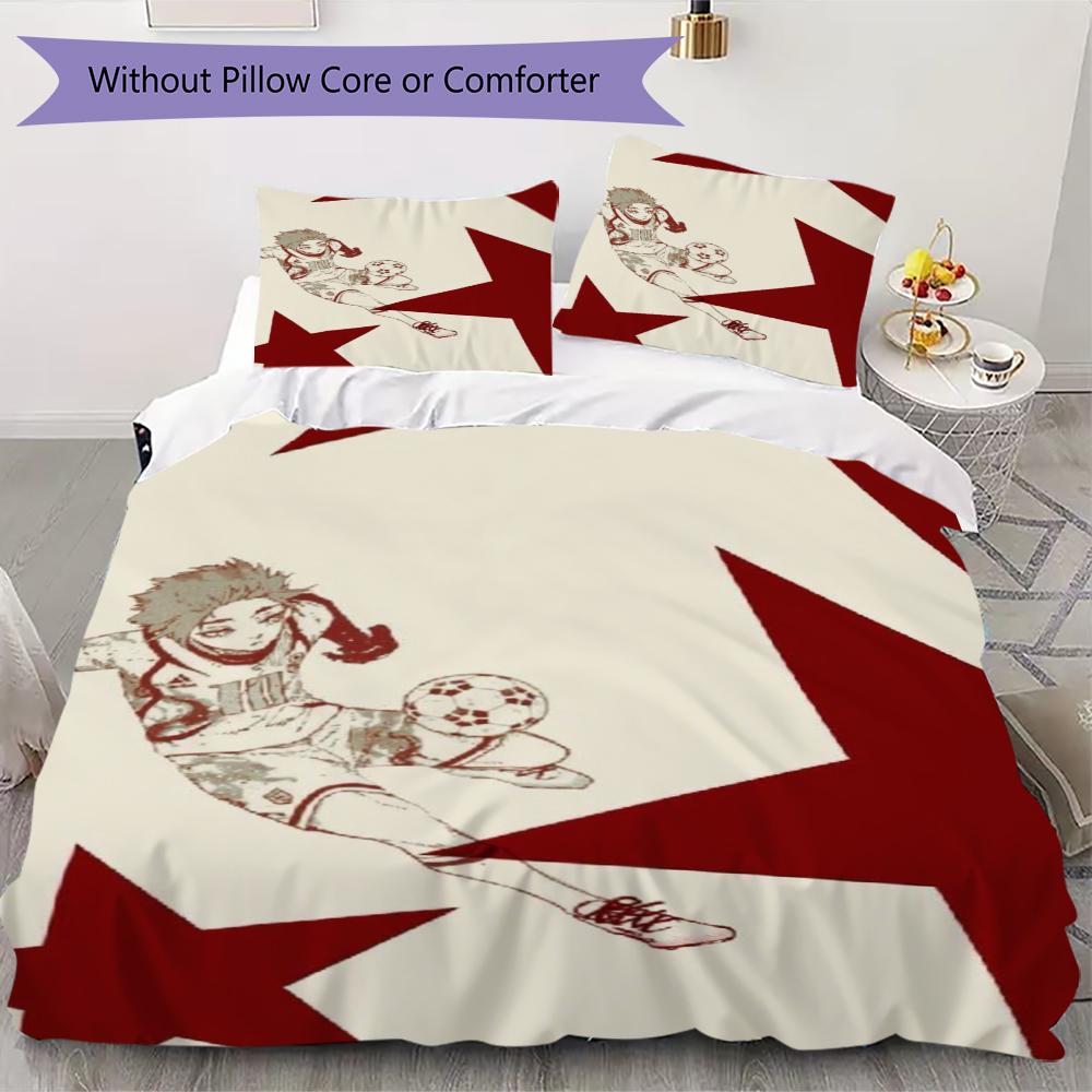 BlueLock Pattern Bedding uilt Set uilt Cover Pillowcase Home Decoration Birthday Gift (1 * duvet cover + 2 * pillowcase without core) 135x200cm
BlueLock Pattern Bedding uilt Set uilt Cover Pillowcase Home Decoration Birthday Gift (1 * duvet cover + 2 * pillowcase without core) 135x200cm