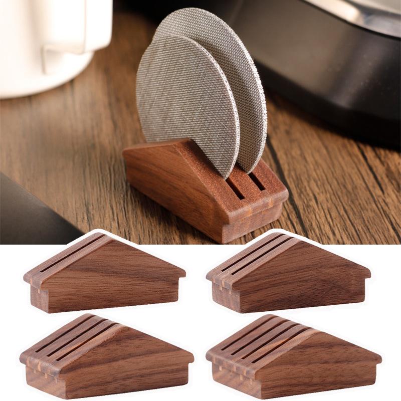 Espresso Coffee Filter Screen Holder Coffee Making Puck Screen Holder Universal Wooden Stand Rack for 51MM/54MM/58MM Puck Screen
Espresso Coffee Filter Screen Holder Coffee Making Puck Screen Holder Universal Wooden Stand Rack for 51MM/54MM/58MM Puck Screen