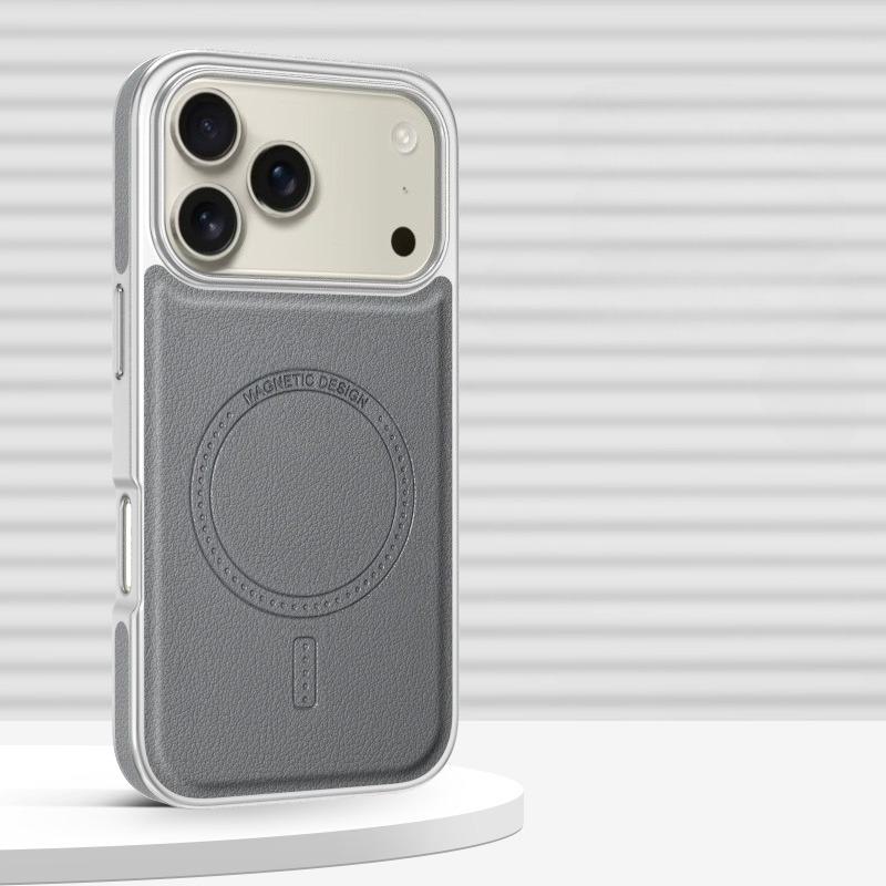 Fashion Pu Leather Magnetic Case for iPhone 17 16 Pro Max Plating Edge Original Business for MagSafe Charging Cover Shell iPhone Air
Fashion Pu Leather Magnetic Case for iPhone 17 16 Pro Max Plating Edge Original Business for MagSafe Charging Cover Shell iPhone Air