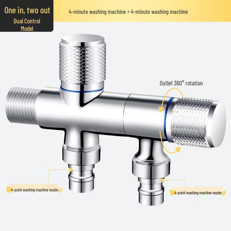 TLXT Double Control Rotatable Washing Machine Faucet
TLXT Double Control Rotatable Washing Machine Faucet