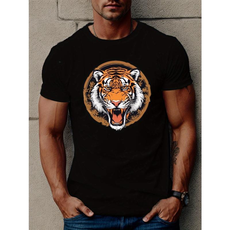 European sizes Tiger Men s Short Sleeve T-shirt Summer T-shirt Top 4XL
European sizes Tiger Men s Short Sleeve T-shirt Summer T-shirt Top 4XL