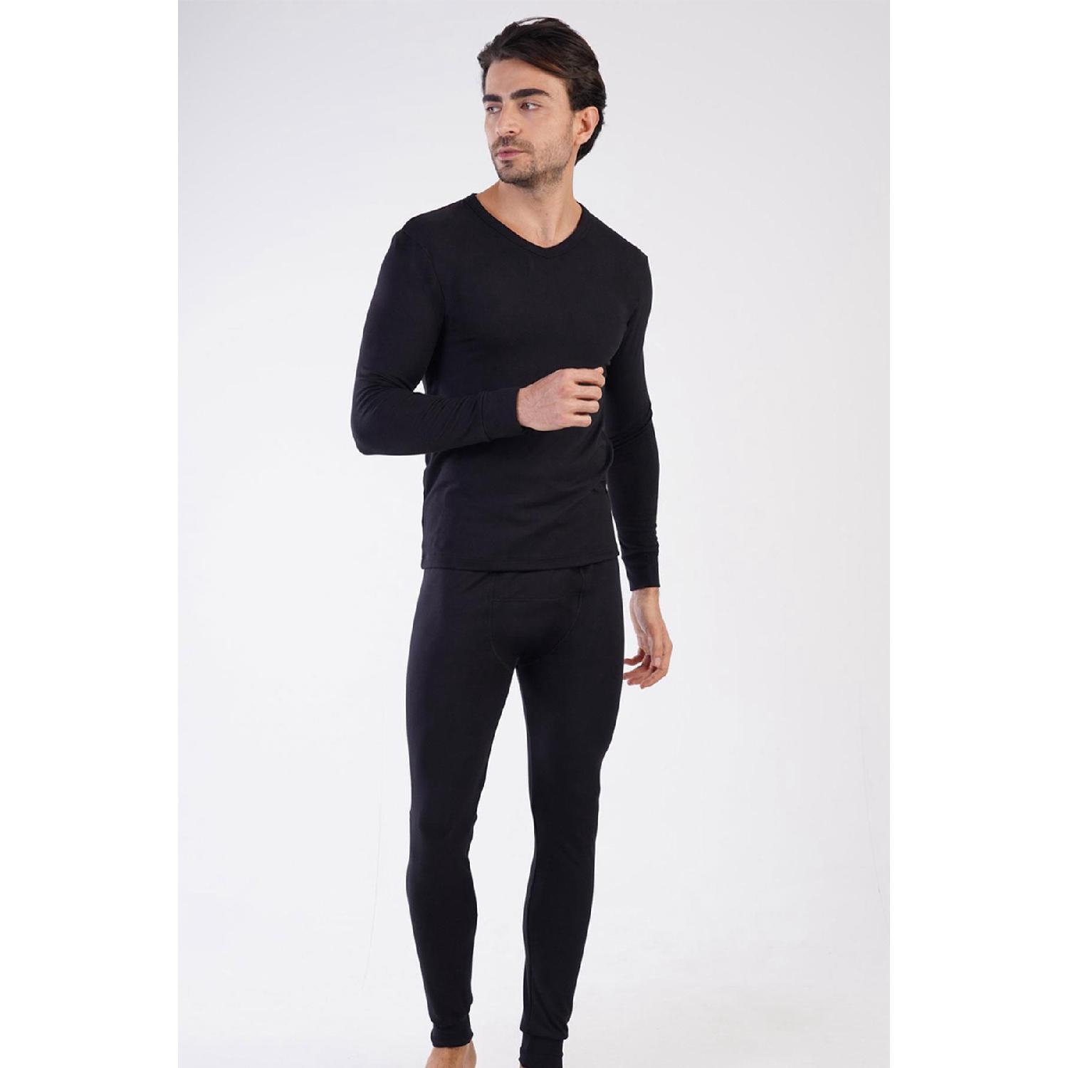 Men s V-neck Thermal Underwear Black Suit Double Stone Embroidery Raised Soft Texture C5t0n0o903 M чёрный
Men s V-neck Thermal Underwear Black Suit Double Stone Embroidery Raised Soft Texture C5t0n0o903 M чёрный