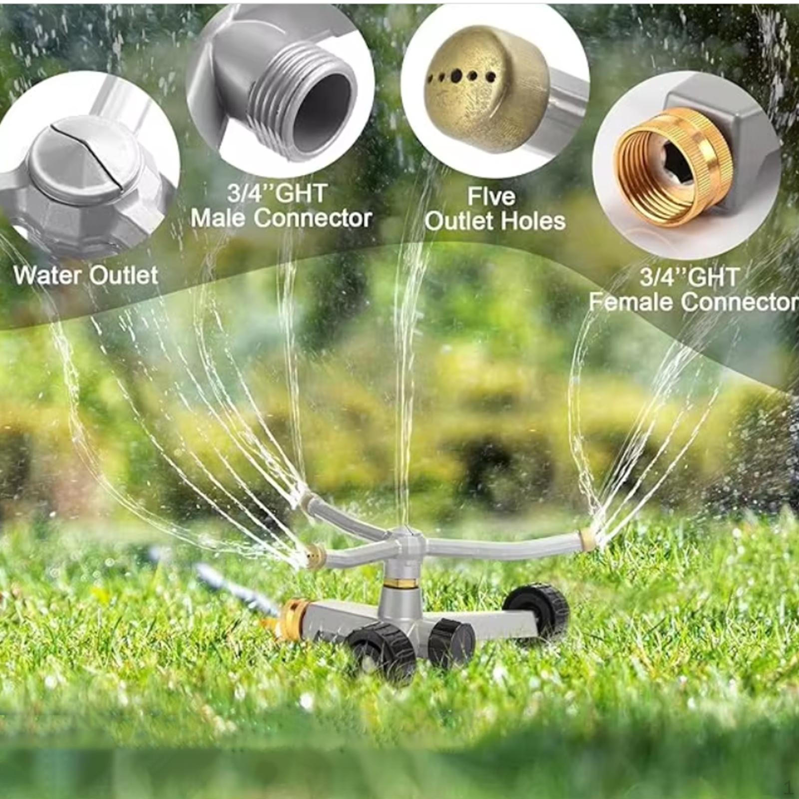 3 Arm Metal Sprinkler ,Rotary Lawn Flower,Watering Tool Flowerbed Sturdy Backyard
3 Arm Metal Sprinkler ,Rotary Lawn Flower,Watering Tool Flowerbed Sturdy Backyard