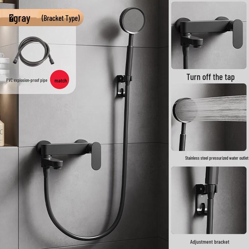 TLXT Wall-Mounted Dual-Outlet Shower and Bathtub Faucet Set
TLXT Wall-Mounted Dual-Outlet Shower and Bathtub Faucet Set