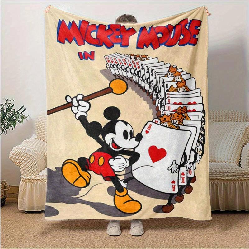 1pc Mickey Mouse Playing Cards Design Throw Blanket, Home Decor, Couch Cover, Outdoor Blanket, Gift for Friends, Suitable for Bedroom, Living Room, Tr 130x150cm
1pc Mickey Mouse Playing Cards Design Throw Blanket, Home Decor, Couch Cover, Outdoor Blanket, Gift for Friends, Suitable for Bedroom, Living Room, Tr 130x150cm
