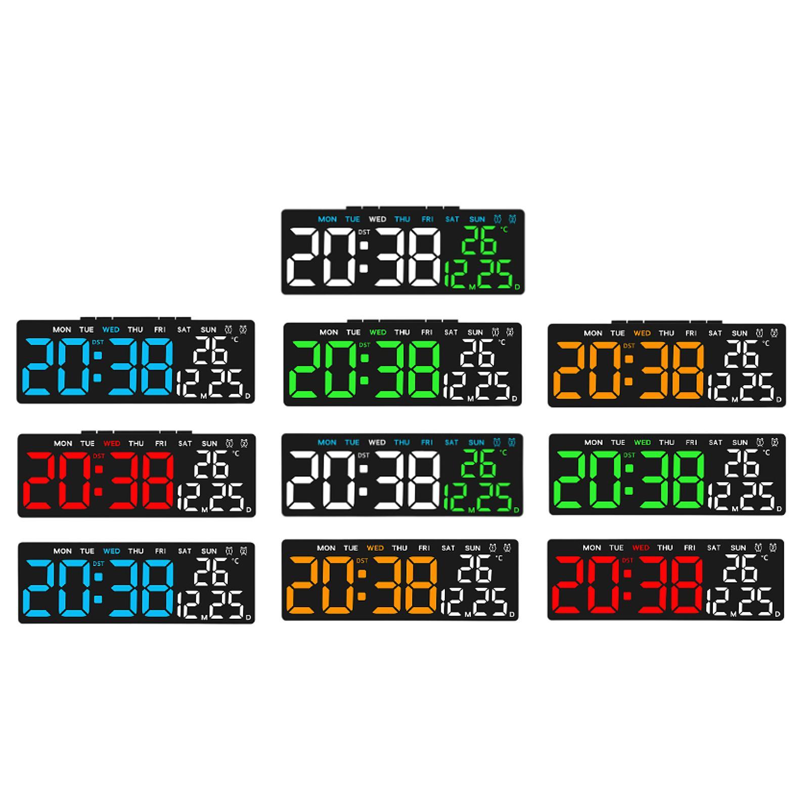Digital Alarm Clock 2 Alarm Settings Modern Design 3 Level Dimmer Multifunctional for Desktop Indoor Office Bedroom Tabletop
Digital Alarm Clock 2 Alarm Settings Modern Design 3 Level Dimmer Multifunctional for Desktop Indoor Office Bedroom Tabletop