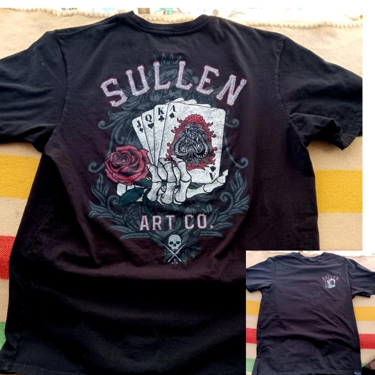 Sullen Art Tattoo Art Rose Poker Casual TShirt Mens and Womens Luxury Brand Top S
Sullen Art Tattoo Art Rose Poker Casual TShirt Mens and Womens Luxury Brand Top S