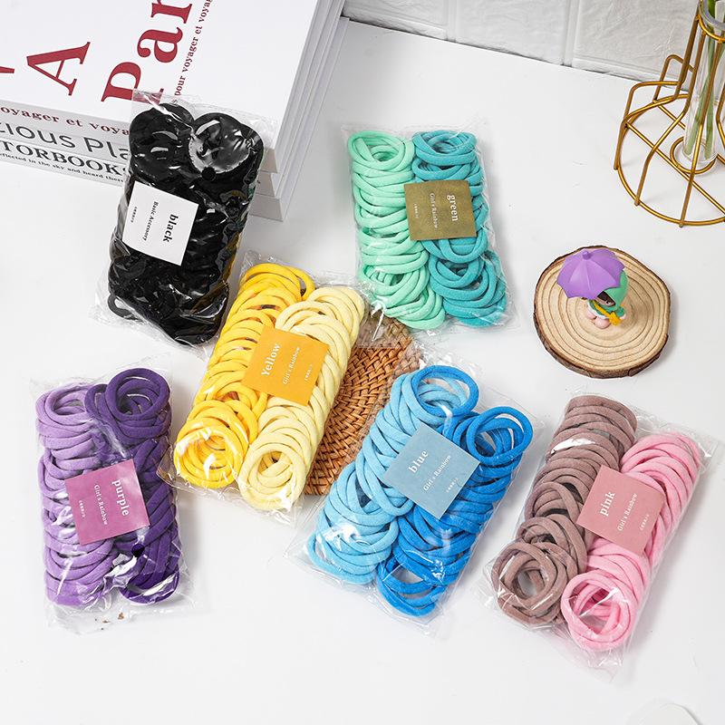 50Pieces Set of Dual Color Four Season High Elastic Seamless Hair Rope Simple and Durable Fashionable Leather Band Soft Knitt
50Pieces Set of Dual Color Four Season High Elastic Seamless Hair Rope Simple and Durable Fashionable Leather Band Soft Knitt