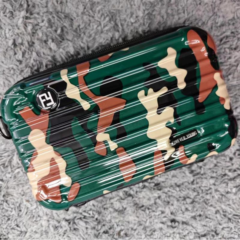 Leopard Print Camouflage Box Bag, Small Square Bag, Women S Mini Hard Shell Small Suitcase, Shoulder Messenger Bag, Mobile Phone Bag.
Leopard Print Camouflage Box Bag, Small Square Bag, Women S Mini Hard Shell Small Suitcase, Shoulder Messenger Bag, Mobile Phone Bag.