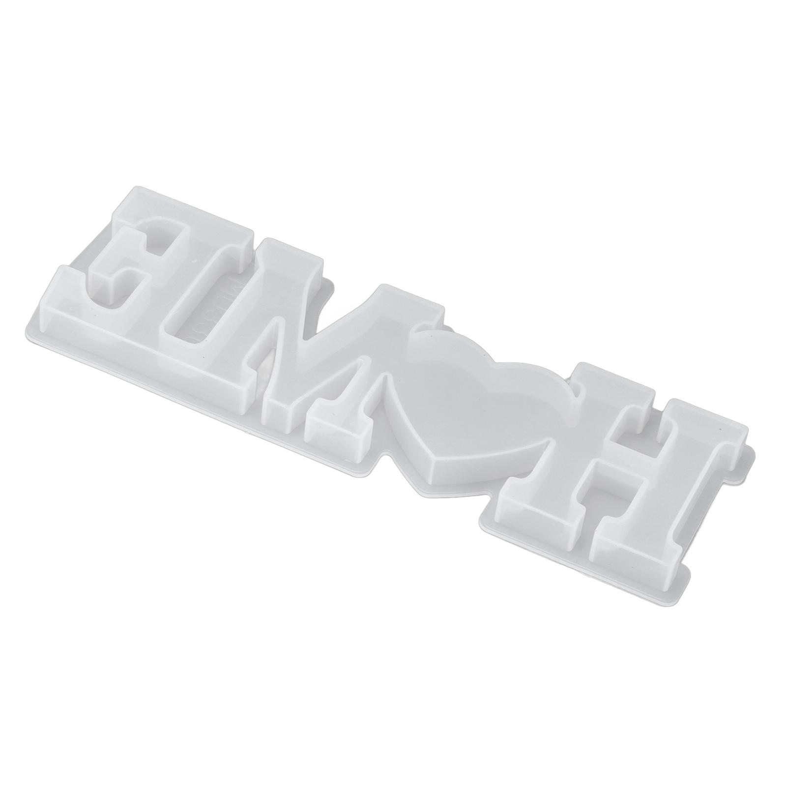 Silicone Mold HOME Alphabet Silicone Mold Decoration DIY Crystal Epoxy Love Decoration
Silicone Mold HOME Alphabet Silicone Mold Decoration DIY Crystal Epoxy Love Decoration