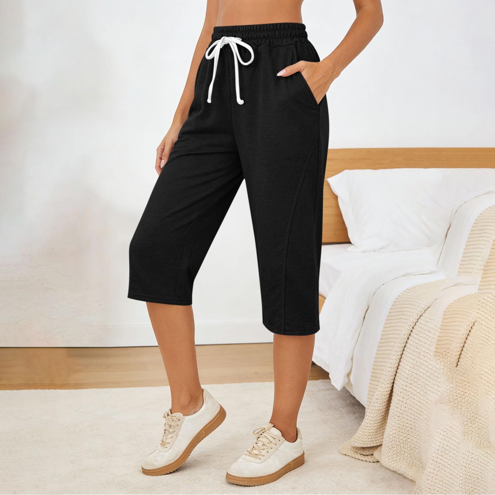 Ladies Color Temperament Casual Loose High Waisted Leg Cinching Cropped Pants XL чёрный
Ladies Color Temperament Casual Loose High Waisted Leg Cinching Cropped Pants XL чёрный