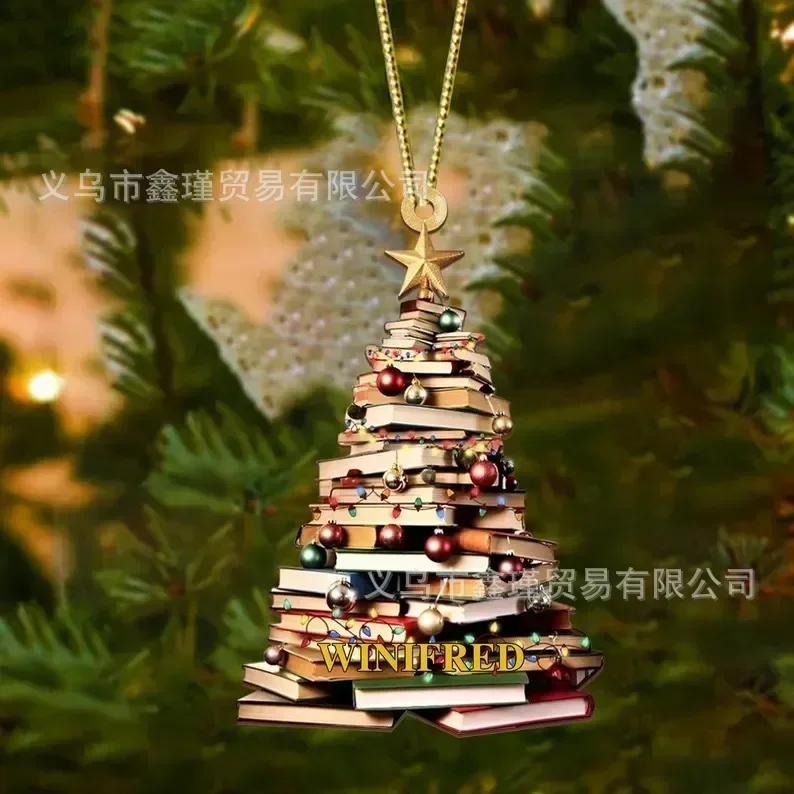 2026 Christmas Tree Shape Bookshelf Pendant, 2D Acrylic Flat Books Stacked Christmas Ornaments Home Decoration Party Supplies
2026 Christmas Tree Shape Bookshelf Pendant, 2D Acrylic Flat Books Stacked Christmas Ornaments Home Decoration Party Supplies