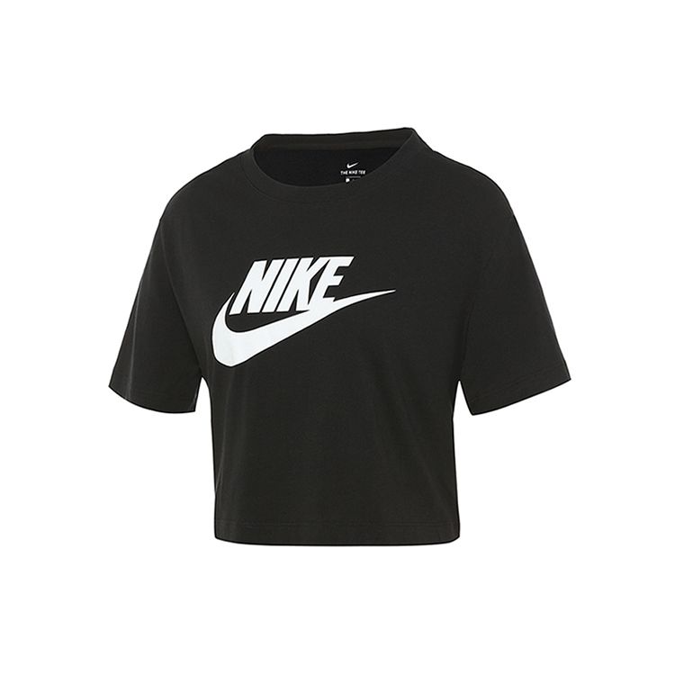 Nike Спортивная женская укороченная футболка Essential черная женская уличная одежда BV6175-010 M
Nike Спортивная женская укороченная футболка Essential черная женская уличная одежда BV6175-010 M
