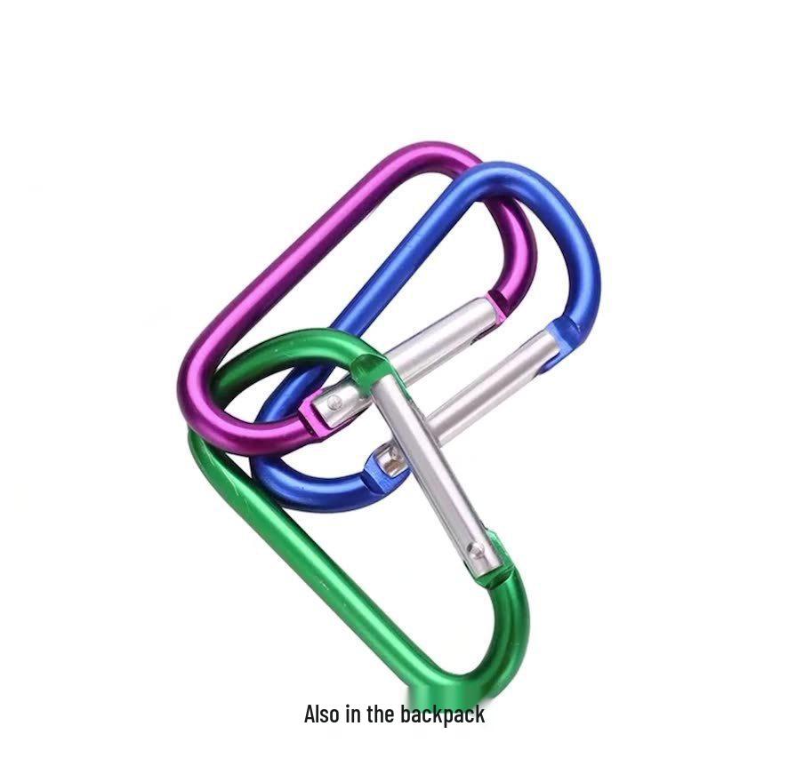 No. 5 D-shaped Aluminum Quick-Release Carabiner Hook for Travel Accessories небо синє кольору
No. 5 D-shaped Aluminum Quick-Release Carabiner Hook for Travel Accessories небо синє кольору