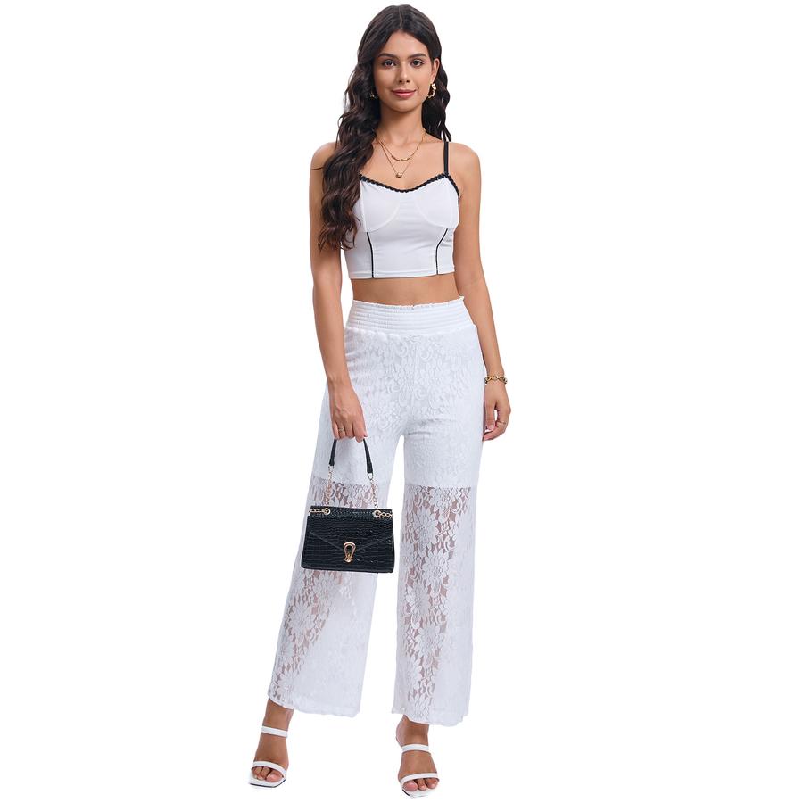 New Summer Women s Clothing Temu Plus Size Women s Pants Lace Wide Leg Pants XXXL білий
New Summer Women s Clothing Temu Plus Size Women s Pants Lace Wide Leg Pants XXXL білий