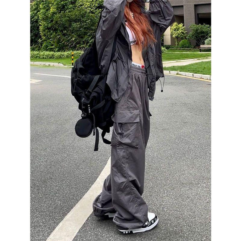 Multi Pocket Hip Hop Loose Leg Pants Multi-Pocket Hip Hop Loose Loose Pants 2 pieces S
Multi Pocket Hip Hop Loose Leg Pants Multi-Pocket Hip Hop Loose Loose Pants 2 pieces S