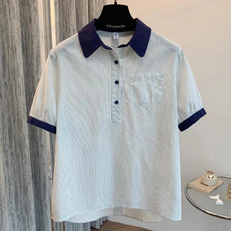 Age-reducing Vitality College Style Versatile Striped Women s Shirt Trendy Fashionable Loose Short-sleeved Light Breathable and Trendy L білий
Age-reducing Vitality College Style Versatile Striped Women s Shirt Trendy Fashionable Loose Short-sleeved Light Breathable and Trendy L білий