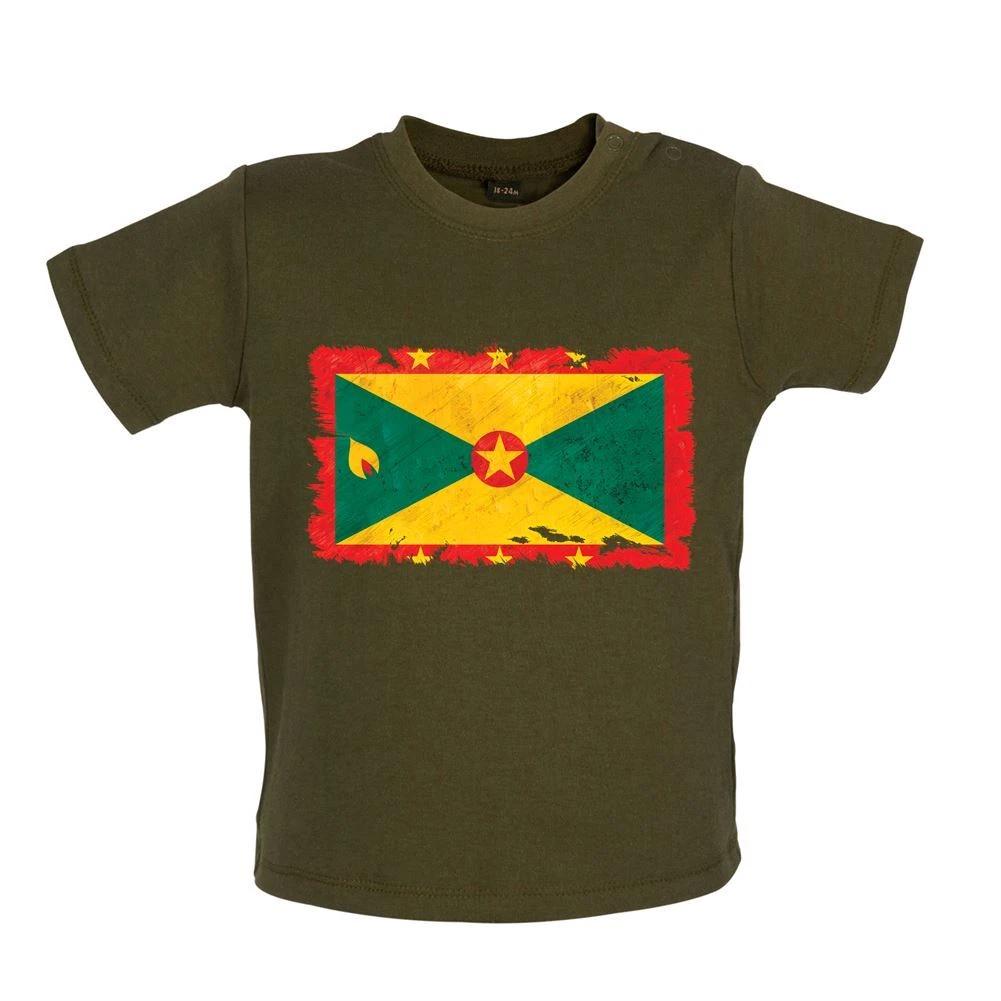 Grenada Grunge Style Flag - Baby Kids Boys Girls Unisex T-Shirt / Babygrow - Grenadan Flags Country 120
Grenada Grunge Style Flag - Baby Kids Boys Girls Unisex T-Shirt / Babygrow - Grenadan Flags Country 120