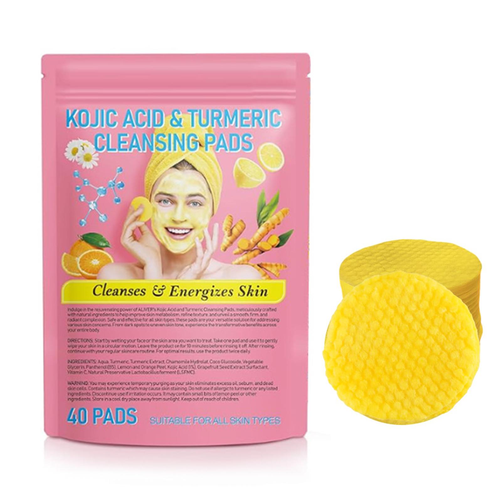 30/40PCS Turmeric Kojic Acid Cleansing Pad Pore Cleanser Makeup Remover Exfoliator Oil Control Brightening Smooth Facial Washing
30/40PCS Turmeric Kojic Acid Cleansing Pad Pore Cleanser Makeup Remover Exfoliator Oil Control Brightening Smooth Facial Washing