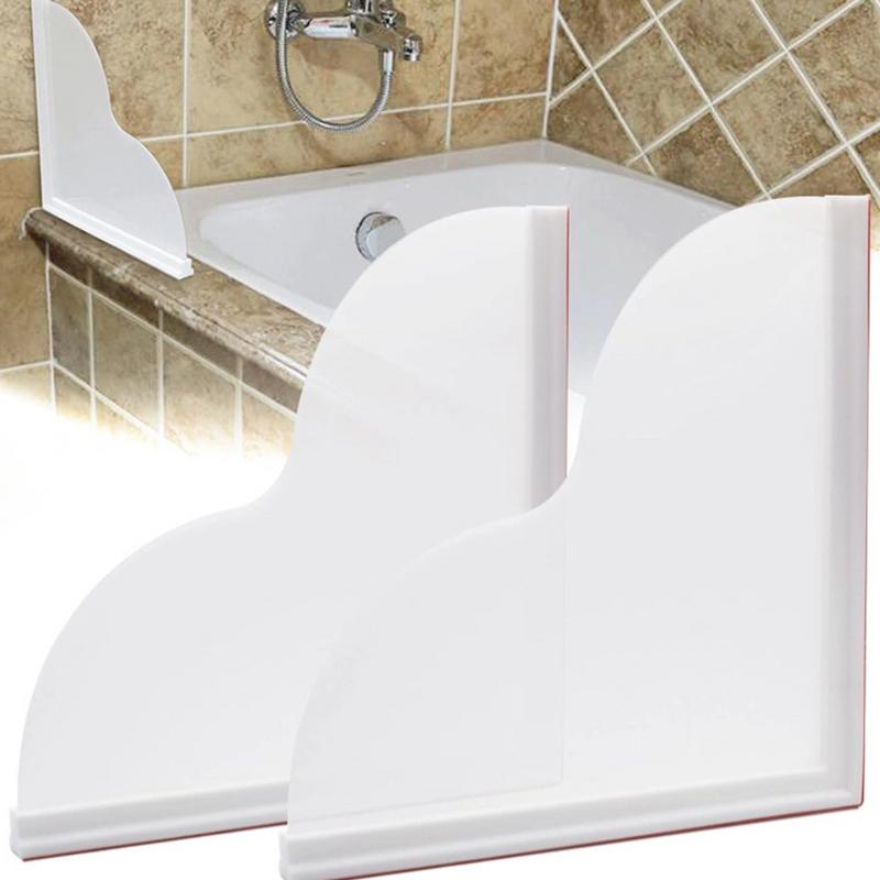 2pcs Upgraded silicone base with removable acrylic baffle Double waterproof barrier Shower Corner Bathtub Water Retainer
2pcs Upgraded silicone base with removable acrylic baffle Double waterproof barrier Shower Corner Bathtub Water Retainer