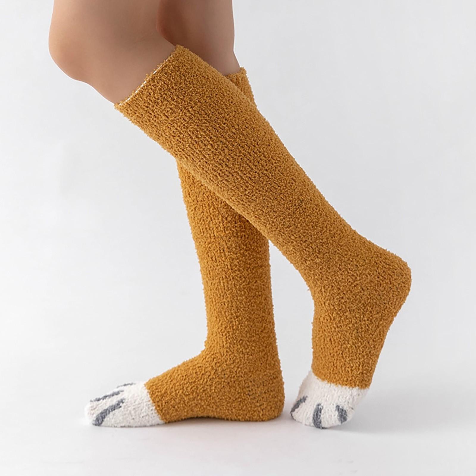 Жіночі шкарпетки з мультфільмом Kawaii. Панчохи з візерунком із милими котячими лапами. Теплі шкарпетки з коралового флісу. Смішні домашні шкарпетки для сну. 52cm
Жіночі шкарпетки з мультфільмом Kawaii. Панчохи з візерунком із милими котячими лапами. Теплі шкарпетки з коралового флісу. Смішні домашні шкарпетки для сну. 52cm