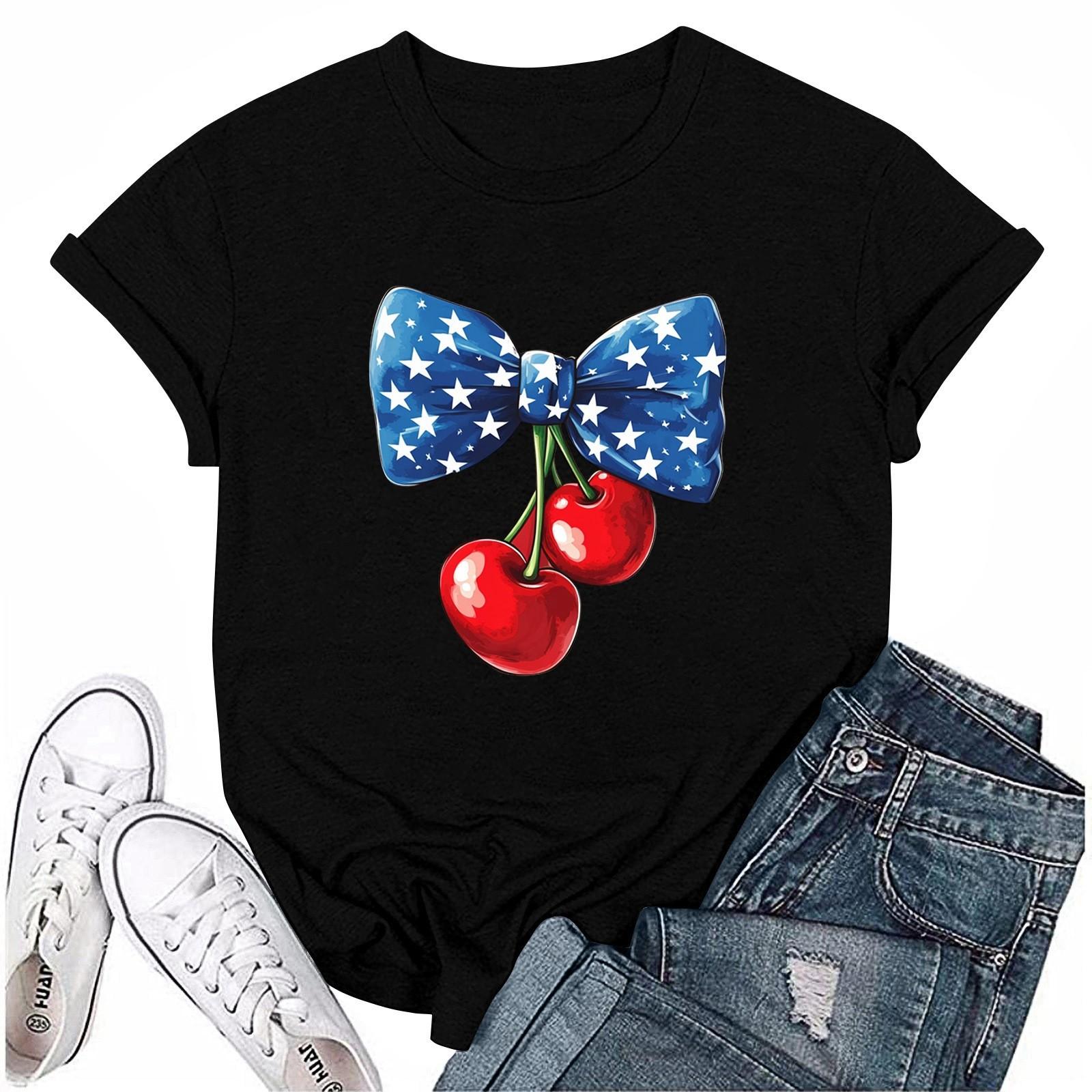 Adults Casual Daily Round Neck Independence Day Printed Short Sleeved T-shirt Letter Top M чорний
Adults Casual Daily Round Neck Independence Day Printed Short Sleeved T-shirt Letter Top M чорний