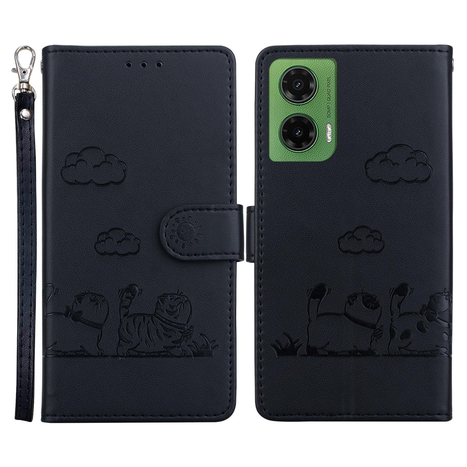 For Motorola Moto G35 5G Case RFID Blocking Kitten Pattern TPU+PU Leather Phone Cover A
For Motorola Moto G35 5G Case RFID Blocking Kitten Pattern TPU+PU Leather Phone Cover A