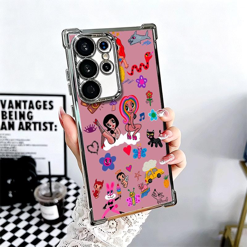 Karolg M-Manana Sera B-Bonito Plating Phone Case For Samsung Galaxy S24 S25 FE S26 Edge S23 Ultra S22 S21 Plus S20 Anti-Fall Air Samsung S24 Ultra
Karolg M-Manana Sera B-Bonito Plating Phone Case For Samsung Galaxy S24 S25 FE S26 Edge S23 Ultra S22 S21 Plus S20 Anti-Fall Air Samsung S24 Ultra
