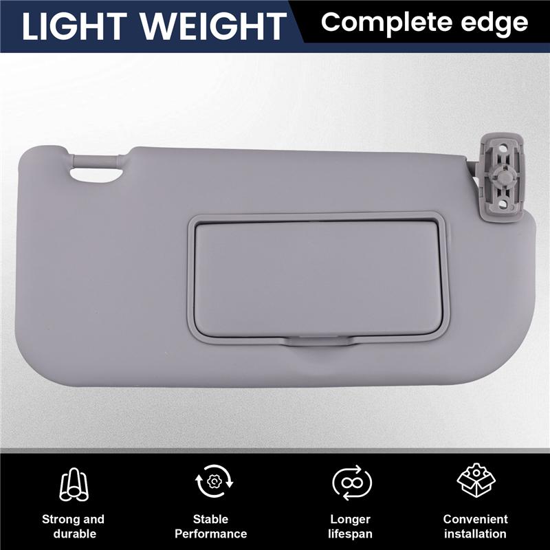 ABLZ-Car Front Side Sun Visor Cover For Kia Sportage 2005-2010 Sunshade Make-Up Mirror Sun Shield Grey Right
ABLZ-Car Front Side Sun Visor Cover For Kia Sportage 2005-2010 Sunshade Make-Up Mirror Sun Shield Grey Right