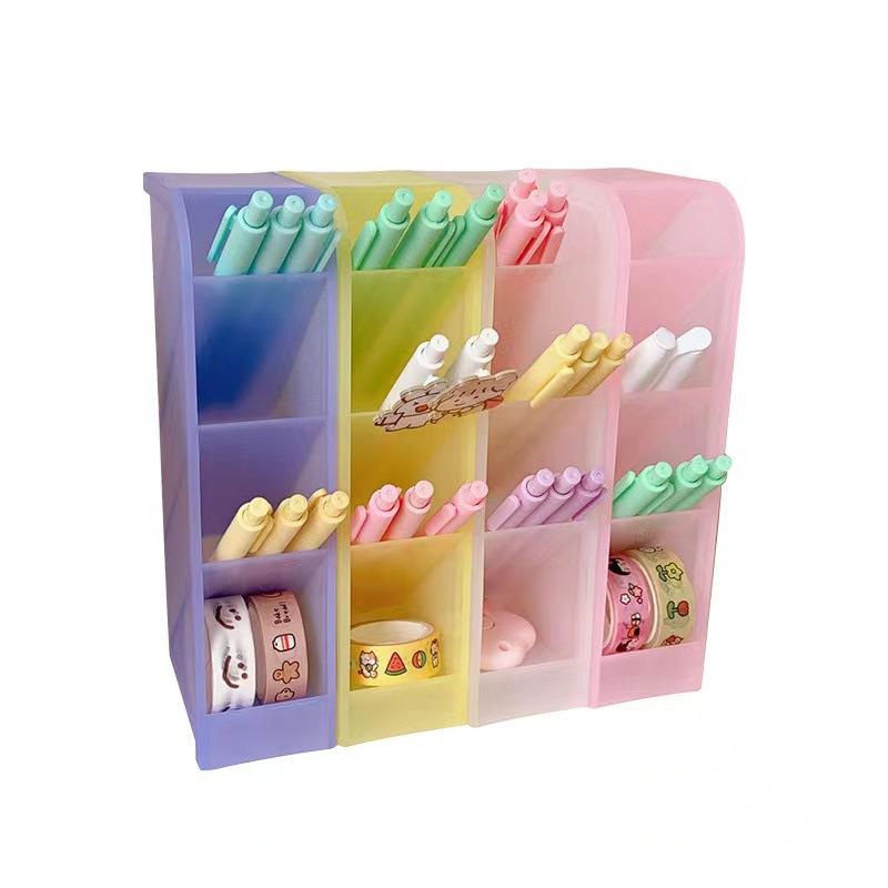 Slanted Pen Holder Lipstick Storage Box Four-compartment Cute Multi-functional Pen Holder for Students Desks білий
Slanted Pen Holder Lipstick Storage Box Four-compartment Cute Multi-functional Pen Holder for Students Desks білий