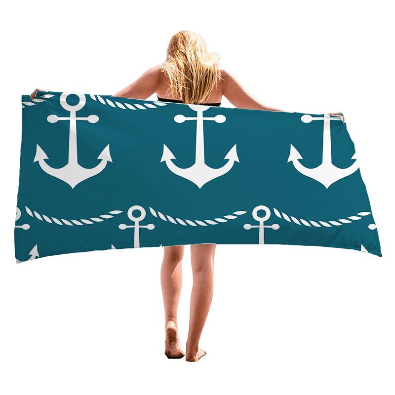 Small sailboat rudder digital-printed polyester Superfine fiber double-sided fleece Beach vacation bath towel, beach towel W30*H60(CM)
Small sailboat rudder digital-printed polyester Superfine fiber double-sided fleece Beach vacation bath towel, beach towel W30*H60(CM)